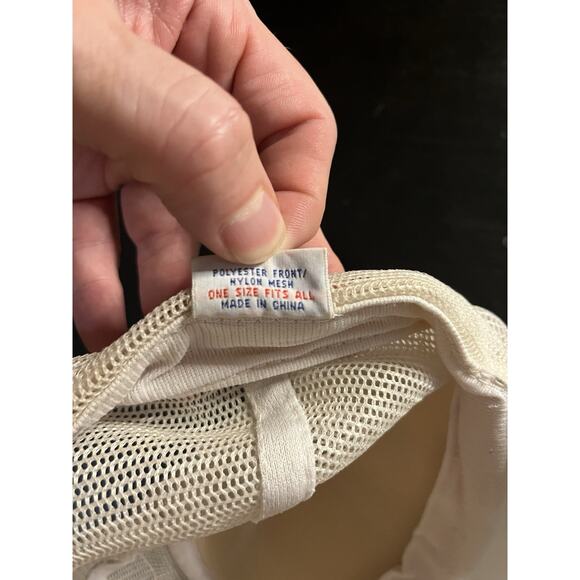 Vintage V.I.P. Very Irish Person Trucker Hat White Green Mesh SnapBack - Picture 4 of 5